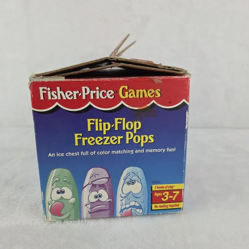 Vintage 1998 Fisher-Price Flip-Flop Freezer Pops Memory Game Complete